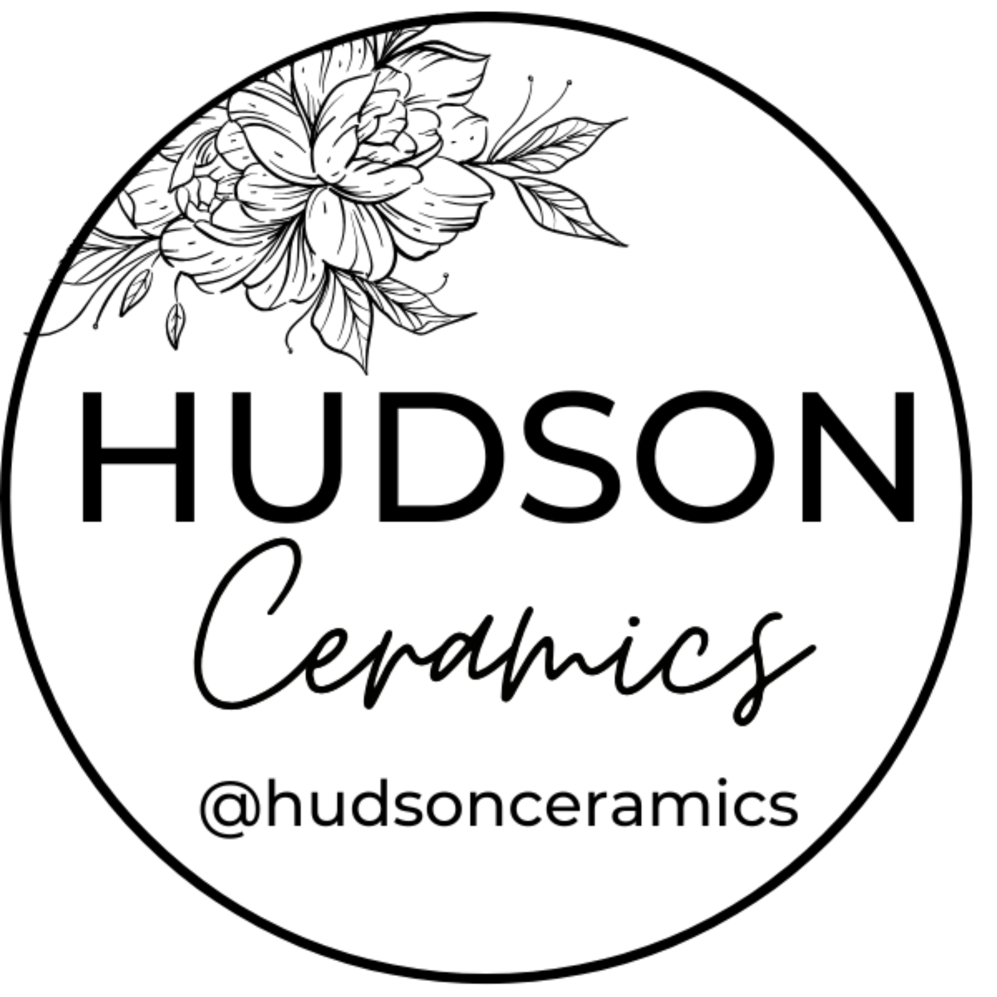Hudson ceramics circular logo